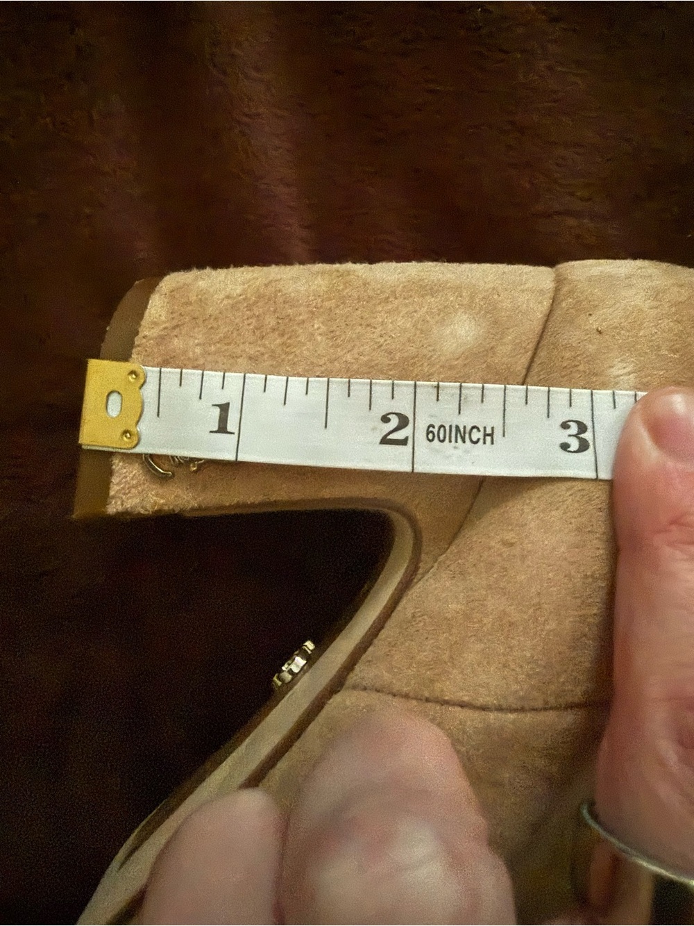 Sam Edelman Tan Suede Over-the-Knee Pointed Toe Boots - Picture 8 of 9